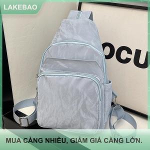 【LAKEBAO】 Thời Trang Mới Phụ Nữ Giản Dị Của Ba Lô Phong Cách Đơn Giản Đa Chức Năng Của Phụ Nữ Ngực Túi Chất Lượng Cao Crossbody Túi Túi Xách Cho Phụ Nữ