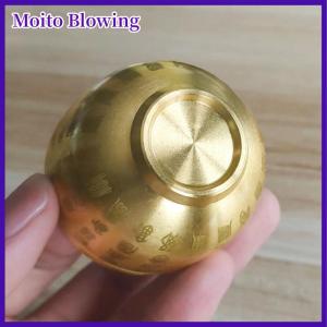 Moito Pure Brass Baifu Cylinder Feng Shui Lucky Fortune Cornucopia Living Room Study Desktop Treasure Bowl Ornament Small Ashtray