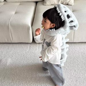 หมวกไดโนเสาร์แบบฟลุช สไก์ลพลาสม สำหรับเดรสอัพอัพปาร์ตี้ และของขวัญฮาโลวีน