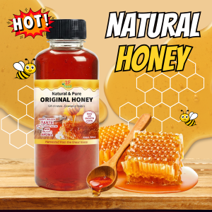 (BUY 1 GET 1) Pure Organic Cultured Honeybee (Original Unheated Unfiltered Uncultured Unprocessed)