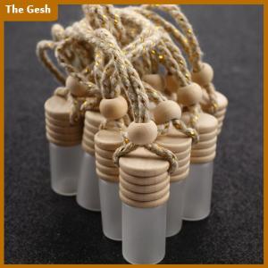 [The Gesh] 10pcs 5ml ขวดน้ำหอมรถยนต์สำหรับน้ำมันหอมระเหย Air freshener perfume pendant