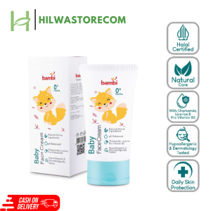 Bambi Baby Face Cream 50ml | Krim Wajah Bayi Kulit Normal - Sensitif (Bpom)