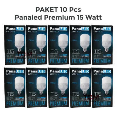 Lampu Led Panaled Premium 15 Watt Bohlam Bulb Cahaya Putih Per Pack Isi 10pcs Paket Grosir Capsule