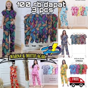 SETELAN BAJU DAN CELANA WANITA TIE DYE DAILY SET TIEDYE / Setelan dan Celana / Setelan Terbaru 2024