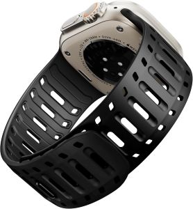 X-it Magnetic Watch Band for Watch Ultra 49mm 46mm/45mm/44mm Silicone Sport Strap with Strong Magnet for Men and Women Compatible with Watch Series 11/10/9/8/7/6/5/4/3/2/1 and SE