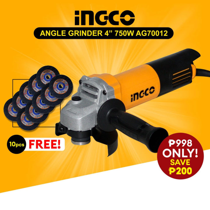 [NEW] INGCO Industrial Electric Angle Grinder 4