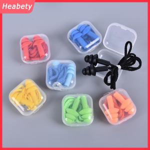 Heabety  Nút tai Silicone nút tai Ngủ Nút tai giảm tiếng ồn Nút tai bơi với dây thừng