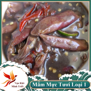Mắm Mực Đặc Sản Phú Yên Nhiều Mực [Con To] (loại đặc biệt) thơm ngon- VỰA KHÔ MINH TRIẾT