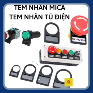 tem nhãn mica phi 22 và phi 25mm tem nhãn tủ điệntem nhãn mác micamiếng ghi tên tủ điện tem nút nhấn tủ điện tem mica tên tủ điệntem mica tủ điện