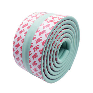 [STOCK in Msia] 8*200cm Baby Safety Table Desk Edge Corner Cushion Guard Child Anti-collision Strip Softener Bumper Protector with Sticker Attched