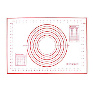 Baking Master Non Stick Silicone Cake Baking Mat With Scale Dough Pad Kneading Mat Kitchen Cooking Pastry