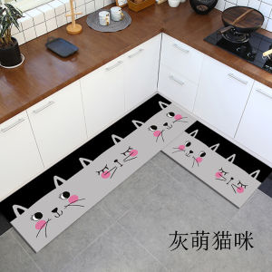 Mno.9 Things Carpet Cat Pattern พรมเช็ดเท้า พรม ปู พื้น พรมห้องน้ำ พรมห้องครัว พรมตกแต่งห้อง  พรมเช็ดเท้าสวย พรมปูพื้น