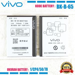 Baterai Vivo Y13 Y15 Y21 Y22 Y23 Y61 Y613 Y622 Y693 BK-B-65 / B-65 / B-75 Original