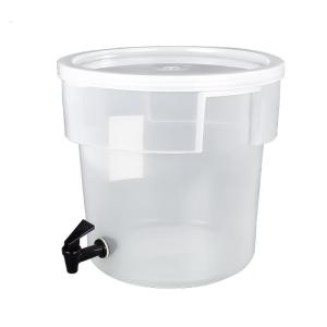 Portable Round Beverage Dispenser Insulated Container For Cold Coffee Juice Outdoors Event Parties Portable PP Materials