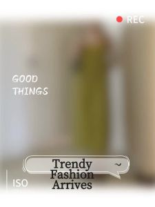 2026 Early Autumn New Lemon Yellow-Green Pinafore Dress for Women Linen Cotton Soft Fabric Loose Casual Versatile Dress