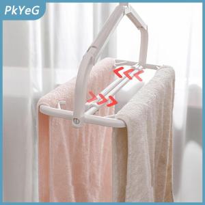 PkYeG Nhựa quần áo móc áo với clip tiết kiệm không gian Khả năng mở rộng T-SHIRT váy áo Khăn Phụ Kiện Móc áo cho nhà tủ quần áo ban công