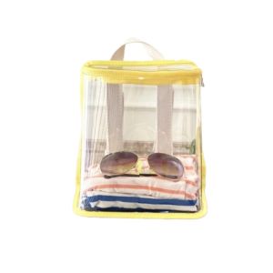CLOTH PVC Organizer Clear Kids Backpack Large Capacity Visible Swimming Storage Bags Portable Zipper Beach Waterproof Backpack for Outdoor Sports