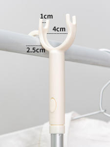 SG in stock Multifunction No need Install Telescopic Clothes Laundry Rail Rod Adjustable Height & Length Stainless Steel Extendable pole Laundry Pole Clotheslines Substitute for Bamboo Pole Extendable