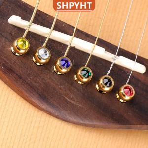 [COD] SHPYHT SPORTS 1PCS Acoustic Guitar String Bridge Pins Colorful Copper Brass Endpin Replacement