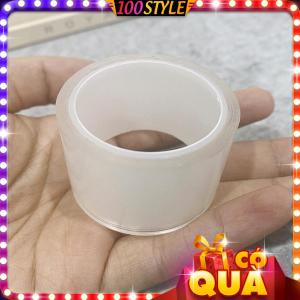 Băng Keo Nano 2 Mặt Siêu Dính Trong Suốt Đa Năng - 100style