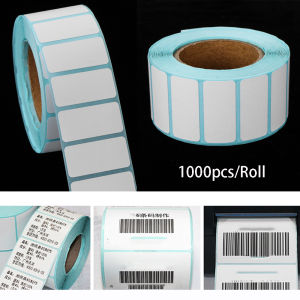 【COD&Fast Delivery】 1000pcs/Roll Print Supplies Cards Blank Tag Adhesive Paper Waterproof Thermal Sticker Package Label