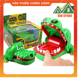 Cá Sấu Cắn Tay loại siêu to 15cm siêu xịn vui nhộn chơi cùng gia đình bạn bè Rio Store1