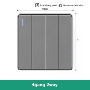 PuLXi. 13A with USB Type-c 18W Quick Charge Wall Power socket plugUniversal wall light switch Dual USB Electrical outlet AC110-250V