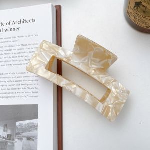 [SG] NEW Product PROMO | French Elegant Acetate Fiber Medium & BIG hair claw 7cm & 10cm Beautiful Hair Grip hair accessories for women