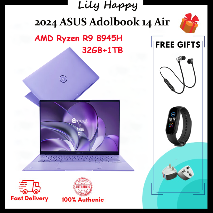 2024 ASUS Adolbook 14 Air ANNA SUI Laptop/R9-8945H 14Inch 120HZ