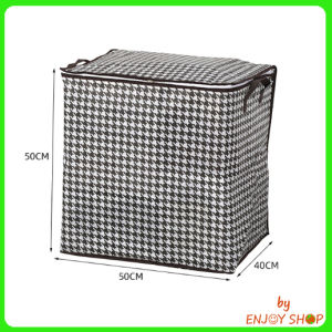 กล่องเก็บผ้าห่ม มีซิป ความจุขนาดใหญ่ ถุงเก็บของอเนกประสงค์ กันฝุ่น ประหยัดพื้นที่ B989