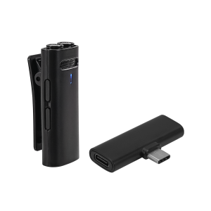 Svbony SVMic D1 Micro dây chuyền Không Dây Cho iPhone/iPad/Android/PC Thiết Bị Với Sét/USB-C Với Adapter Bao Gồm giảm tiếng ồn Micro cài ve áo Cho ghi video Vlog Phỏng Vấn phát trực tiếp