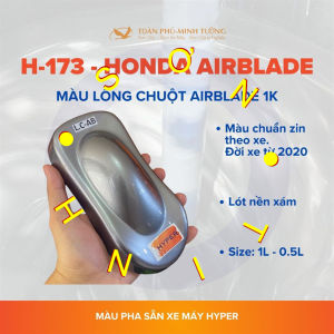 Sơn xe máy HYPER màu xám Honda Airblde 2020 1K (Code: H-173) sơn thơm công nghiệp