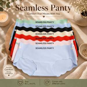 Seamless Panty Women High Quality 3pcs Assorted Lingerie Womenswear Casual Multicolor Comfort Lady