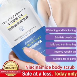 Niacinamide Body Scrub Deep Cleansing Scrub for Men Women Dead Skin Exfoliating Gel Scrub