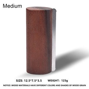OUTOPEAN 1Pcs Wooden Handle Horse Grooming Brush Shedding Stainless Steel Teeth Horse Hair Scrapers  S/M/L Cleaning Tool
