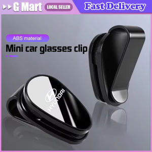 Car Glasses Clip Multi functional Car Sunglasses Holder Placement Rack Ticket Clip Car Interior Sunshade Sunglasses Storage Mini Car Sun Visor Glasses Clip Ticket Card Storage Clamp Tools For Hyundai Accent Eon Karaoke Player Starex Getz Tucson Elantra