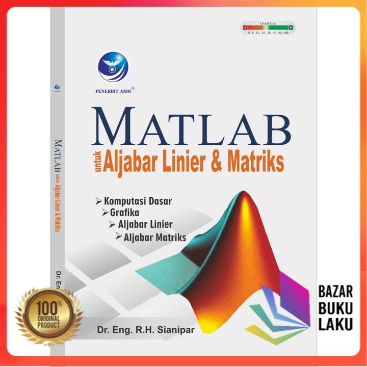 Buku Matlab Untuk Aljabar Linier Dan Matriks Lazada Indonesia