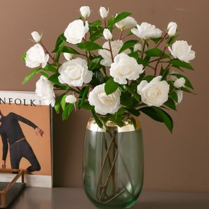 FULUPUGANG Party Supplies Simulation for Bedroom Wedding Decoration Centerpieces Living Room Decoration Home Decor Artificial Flowers Fake Gardenia Table Arrangement