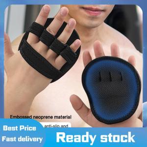 Sports🚴🏻‍♀️ Cặp bảo vệ lòng bàn tay tập thể dục phòng tập thể dục Găng tay nửa ngón tay cử tạ lòng bàn tay quả tạ Grip Pads cử tạ đào tạo Găng tay phòng tập thể dục Workout