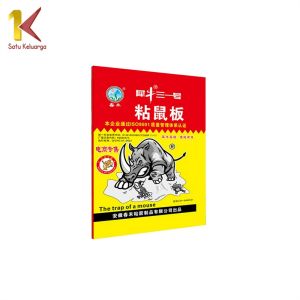 Satu Keluarga Lem Papan Perangkap Tikus Super Lengket C1076 Lem Perangkap Penjerat Penjebak Tikus