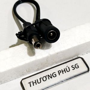 Cáp chuyển nguồn DC đầu 5.5mm x 2.1mm ra 5.5mm x 2.5mm dài 15Cm / Giá bán 1 Sợi