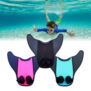 Swimming Fins Duck Flippers Rubber Short Swim Fins Mermaid Tail Swim Fins for Kid Adults