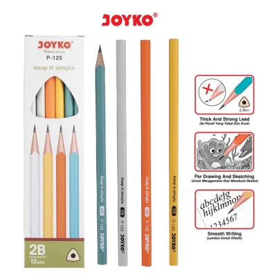 Pensil 2B Joyko P-125 (12pcs)