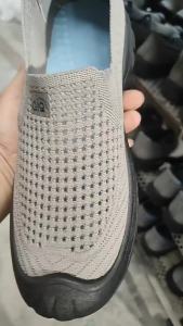 [Free Shipping] Mens Summer Breathable Slip-On Shoes  Mesh Casual Cloth Shoes Lightweight and Non-Slip for Middle-Aged and Elderly
