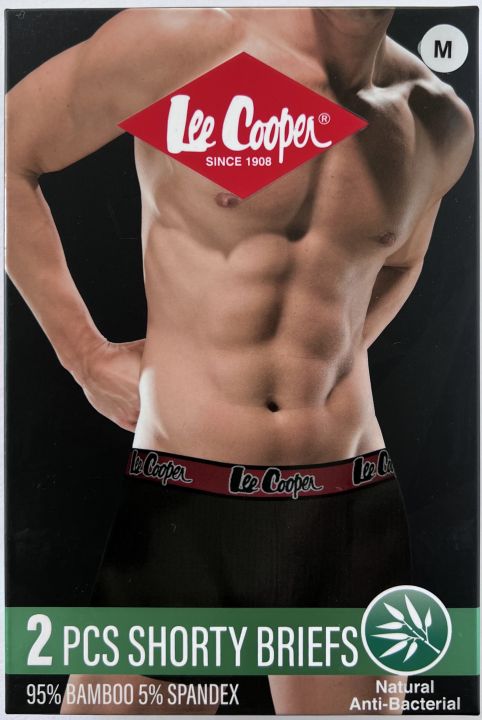 Leewear Organic Signatures Men'S Boxers 95% Organic Cotton 5% Spandex, Soft  Boxers For Men Lee Cooper 01_02_02Bo010202_Qty01 - Under Wear For Men