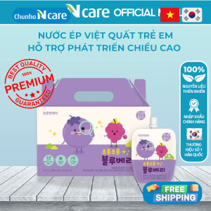 Nước Ép Dinh Dưỡng Việt Quất Trẻ Em CHUNHO NCARE Hỗ Trợ Phát Triển Chiều Cao Tăng Thị Lực 30 gói
