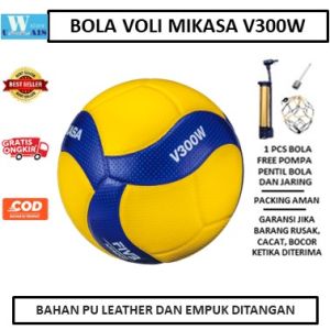 BOLA VOLI MIKASA V300W - BOLA VOLLEY - EMPUK - VOLLEYBALL TURNAMEN