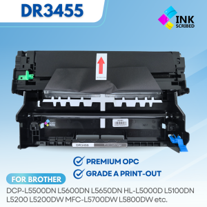 INKSCRIBED DR3455 DR-3455 DR820 Compatible Drum Kit for Brother HL-L5000D HL-L5100DN MFC-L5900 L5900DW MFC-L5800DW MFC-L6900DW DCP-L5500DN DCP-L5600DN