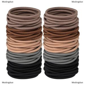 [COD] Modingdue 100Pcs Women Girls Hair Rubber Bands Hair Tie Ropes Elastic Hairband Ponytail Holders Headbands Scrunchies