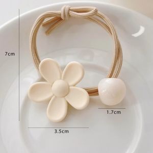 แถบรัดผมยางยืด เชือกรักผมผูกโบว์น่ารัก เชือกรัดผมสีลูกอมดอกไ ม้ที่รัดผมน่ารักสำหรับยางรัดผม โดนัทเด็ก สินค้าพร้อมส่ง